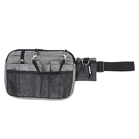 Utility Nurse Fanny Pack Nursing Organizer Belt Nurse Apron Hip Bag Pouch Black