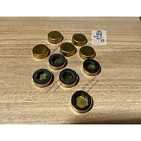 Mua Nắp chụp inox 304 màu  vàng GOLD  chụp đầu vít lục giác 13mm