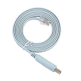 White USB to RS232/ Console Adapter Cable Wire for Huawei Router