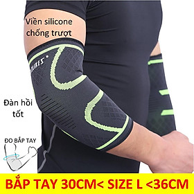 Băng bảo vệ khuỷu tay chính hãng Aolikes HZ-7547 co dãn đàn hồi sport elbow support Xỏ khuỷu tay 7547 magic