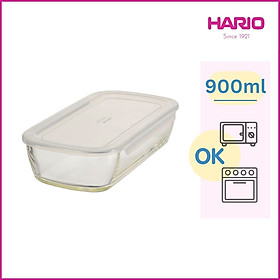 Mua Hộp thủy tinh chịu nhiệt Hario 900ml 23.8x21.5cm KSTL-90-TW Dùng được lò viba  lò nướng