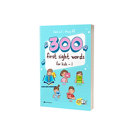 Sách - Combo 300 First sight words for kid (Tập 1 + Tập 2) - MCBooks