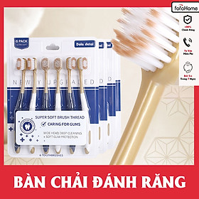 Mua Combo 6 Bàn Chải Đánh Răng Nội Địa Trung Lông Mềm  Chải Siêu Êm  Làm Sạch Sâu Đánh Sạch Mảng Bám