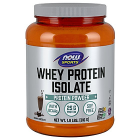 Whey Protein Isolate, Creamy Chocolate Powder | Bổ sung 25g Đạm chất lượng cao có các axit amin chuỗi nhánh (BCAAs) có khả năng hấp thụ nhanh và dễ tiêu hóa dành cho người luyện tập thể thao (Vị Sô-cô-la - 816 gram)