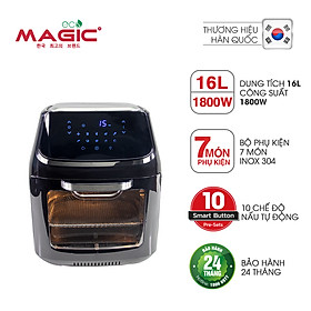 Mua Nồi chiên không dầu kết hợp lò nướng Magic Eco M16 16L - Hàng chính hãng