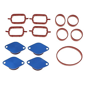 4X33mm for BMW Swirl Blanks Flaps Repair Delete Kit w/ Intake Gaskets