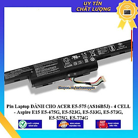 Pin Laptop dùng cho ACER E5-575 (AS16B5J) - 4 CELL - Aspire E15 E5-475G E5-523G E5-533G E5-573G E5-575G E5-774G - Hàng Nhập Khẩu New Seal