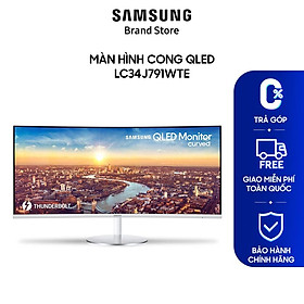 Mua Màn hình cong Samsung QLED 34 inch LC34J791WTEXXV - Hàng chính hãng