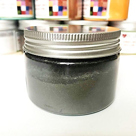 Bột camay nhũ ánh kim pha Epoxy Resin màu XÁM ĐEN - DARK GRAY 50g