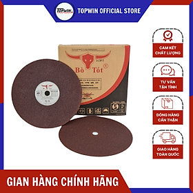 Mua (Combo 10 Viên) Đá cắt Bò Tót 300 x 3 x 25.4mm Chuyên Dùng Cắt Sắt Cắt Inox Sắc Bén  Không Bụi  Ít Hao Mòn | TOPWIN Official Store
