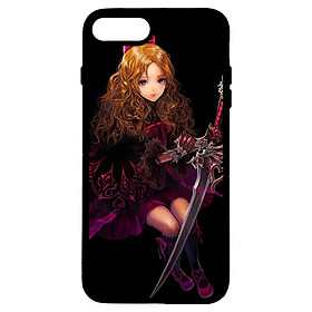 Ốp lưng cho iPhone 8 Plus Girl 221 - Hàng chính hãng