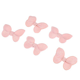 Pink Butterfly Design Hair Clips Hair Accessories Headpiece for Girls Kids Children 5-piece