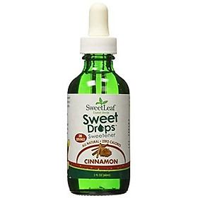 Sweet Leaf Liquid Stevia Sweetner, Cinnamon - 2 oz - Liquid