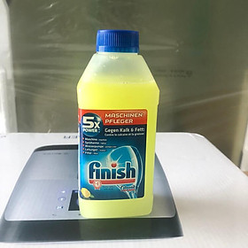 Dung dịch vệ sinh máy rửa bát Finish 250ml + tặng viên Finish nhật