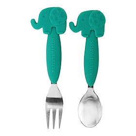 Bộ thìa nĩa ăn dặm cho bé Marcus & Marcus, từ 3 tuổi