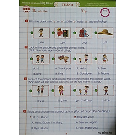 Sách Phiếu Bài Tập Cuối Tuần Môn Tiếng Anh Lớp 3 ( biên soạn theo chương trình GDPT Mới )