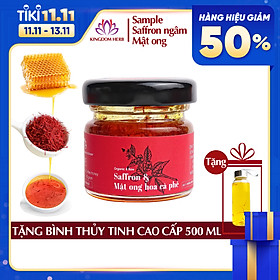 Saffron ngâm mật ong Kingdom thượng hạng nguyên chất 100% - hộp 40g