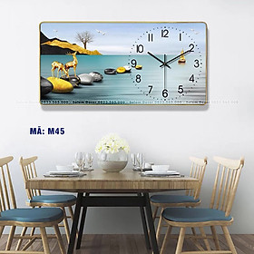 Mua Đồng hồ tráng gương 3D - Đồng hồ treo tường đẹp