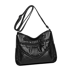 Fashion PU Leather Shoulder Bag Travel Bag Shopping Bag Adjustable Vacation