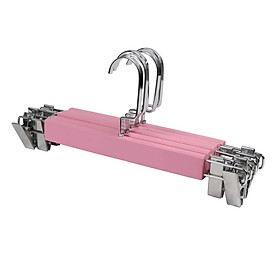 Mua móc  kẹp treo quần áo bằng gỗ hồng kẹp inox sáng bóng  đầu móc xoay 360  dùng cho cửa hàng shop thời trang