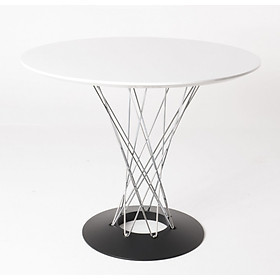 Mua Bàn ăn Bàn tiếp khách bàn cafe fastfood tròn 80 cm CYCLONE A-08C hiện đại nhập khẩu chân đế gang đúc thanh xoắn inox cao cấp hiện đại Nội Thất CAPTA HCM 