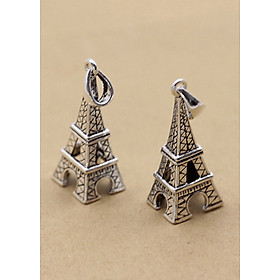 Charm bạc hình tháp Eiffel treo - Ngọc Quý Gemstones