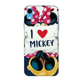 Ốp Lưng Dành Cho Điện Thoại iPhone Xr - I Love Mickey