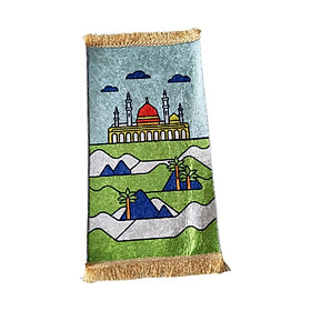 Prayer Rug for Kids Salat Rug Portable for Church Decor Ramadan Eid Gift