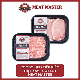 Combo Heo tiết kiệm Thịt xay - Cốt lết Meat Master - Giao nhanh