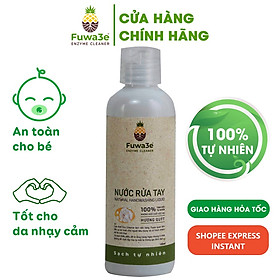 Nước rửa tay sát khuẩn Fuwa3e hữu cơ, tinh dầu quýt thơm dịu nhẹ