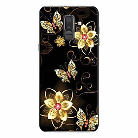 Ốp Lưng Dành Cho Điện Thoại Samsung Galaxy J8 2018 - Bướm Hoa Vàng