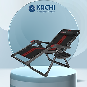Ghế xếp thư giãn cao cấp kèm đệm Kachi MK232 - Ghế xếp thông minh văn phòng - Trọng tải 300kg