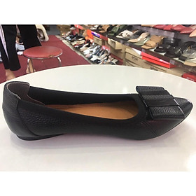 Giày búp bê da thật nơ 21672