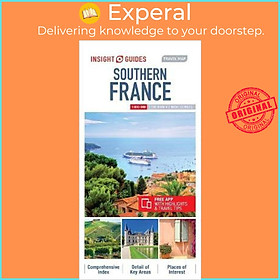 Sách - Insight Guides Travel Map Southern France by Insight Guides (UK edition, paperback)