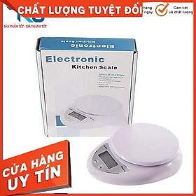 Cân tiểu ly tối đa 5kg, chạy bằng pin, Cân điện tử thực phẩm cho nhà bếp Electronic kitchen