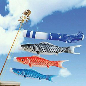 2Pcs Japanese Windsock Carp Flag Koi  Sailfish