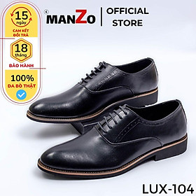 Giày Oxford nam cao cấp - Giày công sở da bò sang trọng - MANZO LUX 104 - Manzo Store