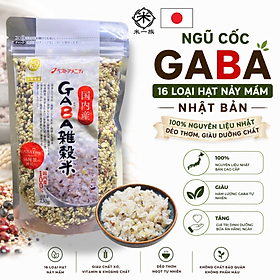 Ngũ Cốc Gaba 16 Loại Hạt Nhật Bản – 100% Nguyên Liệu Nhật, Dẻo Bùi, hương vị Phong Phú - 1 túi 230g