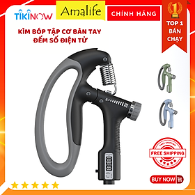 Kìm Bóp Tay Đếm Số Điện Tử Hàng Cao Cấp Chính Hãng Amalife - Chọn Màu - Dụng Cụ Tập Gym Tập Cơ Bắp Cổ Tay Cao Cấp Tại Nhà Điều Chỉnh Lực Từ 10-1