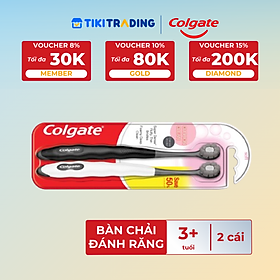 Bộ 2 Bàn chải Cushion Clean Twin Charcoal lông chải kháng khuẩn