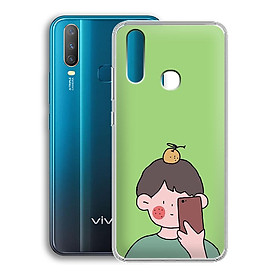 Ốp lưng dẻo cho điện thoại Vivo Y17 - 01223 7898 BOY01 - in hình chibi dễ thương - Hàng Chính Hãng