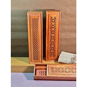 Mua Hộp Xông Bộ Ba Trầm Hương Thiện Sanh Làm Từ Gỗ Hương Gồm Đế Cắm Nhang  Ống Đựng Và Hộp Đựng Thích Hợp Mang Du Lịch