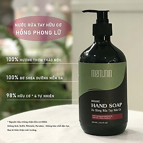 Mua Xà Bông Rửa Tay Hữu Cơ | Hồng phong lữ | 500ml | MemMin