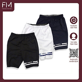 Quần short nam thể thao thun lạnh cao cấp thoải mái, năng động, trẻ trung – FORMEN SHOP – FMPS095 - TRẮNG - L