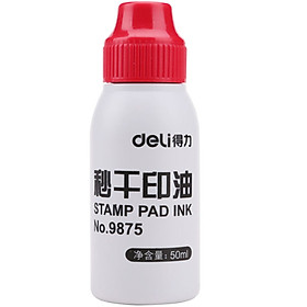 Effective (deli) 9875 seconds dry ink 9875 (red)