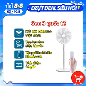 Mua Bản QUỐC TẾ - QUẠT KHÔNG DÂY THÔNG MINH XIAOMI SMARTMI GEN 3 - HÀNG CHÍNH HÃNG