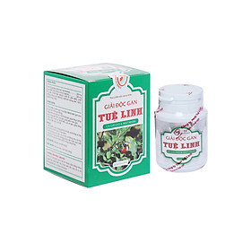 Giải Độc Gan Tuệ Linh hỗ trợ giải độc gan, hạ men gan hộp 60 viên