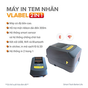 Máy in mã vạch Vlabel - VAYO (Wifi+Bluetooth)