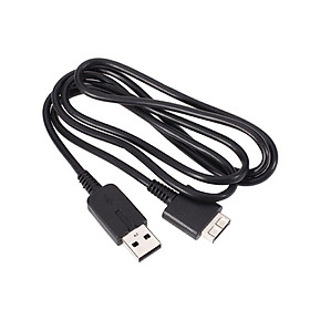 2 in 1 USB Data Transfer Sync Power Charging Cable for PS
