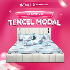 Bộ Chăn Ga Giường Tencel Modal Thuần Việt - Lụa Tencel Thoáng Mát, Thấm Hút Mồ Hôi Tốt